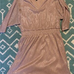 MSK Shimmering Gold Dress